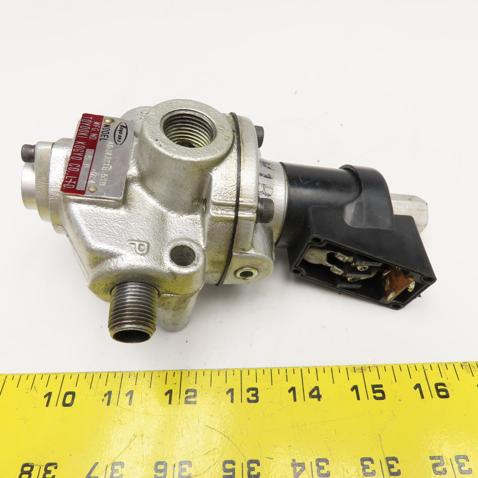 Toyooki AD-SL231E-03B-034 1/2" x 3/8" Port Single Solenoid Valve 100/110V Coil