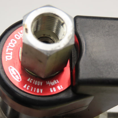 Toyooki AD-SL231E-03B-034 1/2" x 3/8" Port Single Solenoid Valve 100/110V Coil