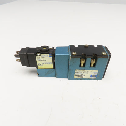MAC MV-A1C-A111-PM-111JD 4/2 Position Pneumatic Valve 120V Coil