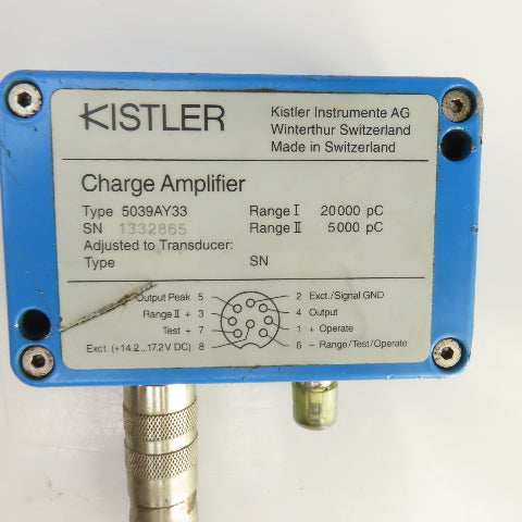 Kistler 5039AY33 Charge Amplifier Module (Range I) 20,000 pC