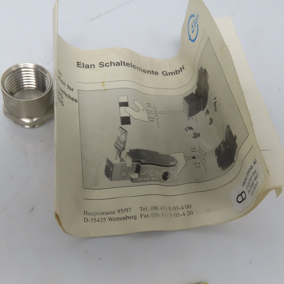 Schmersal TZG01.103 Safety Switch 300V 10A No Key