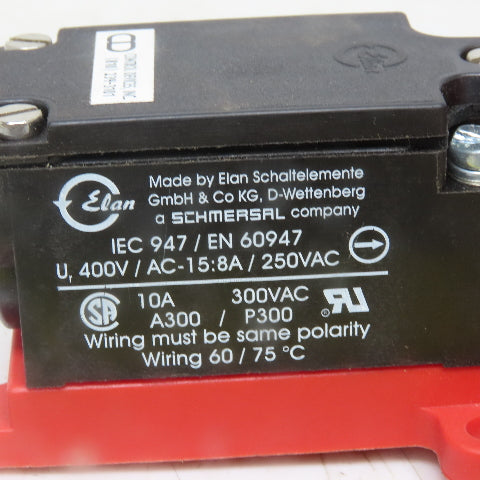 Schmersal TZG01.103 Safety Switch 300V 10A No Key