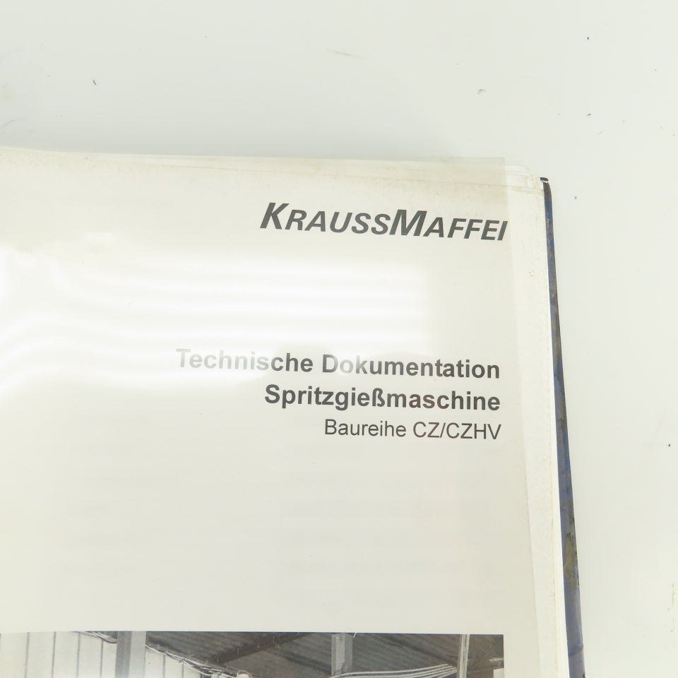 Krauss Maffei KM 150/ 390 55 CZ HV Injection Molding Technical Documentation