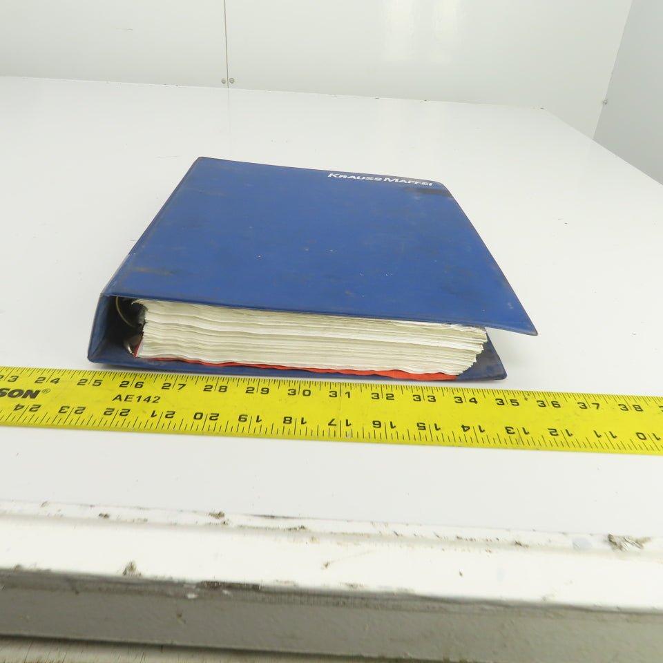 Krauss Maffei KM 150/ 390 55 CZ HV Injection Molding Technical Documentation
