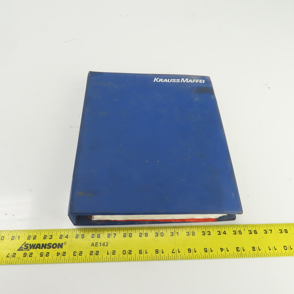 Krauss Maffei KM 150/ 390 55 CZ HV Injection Molding Technical Documentation