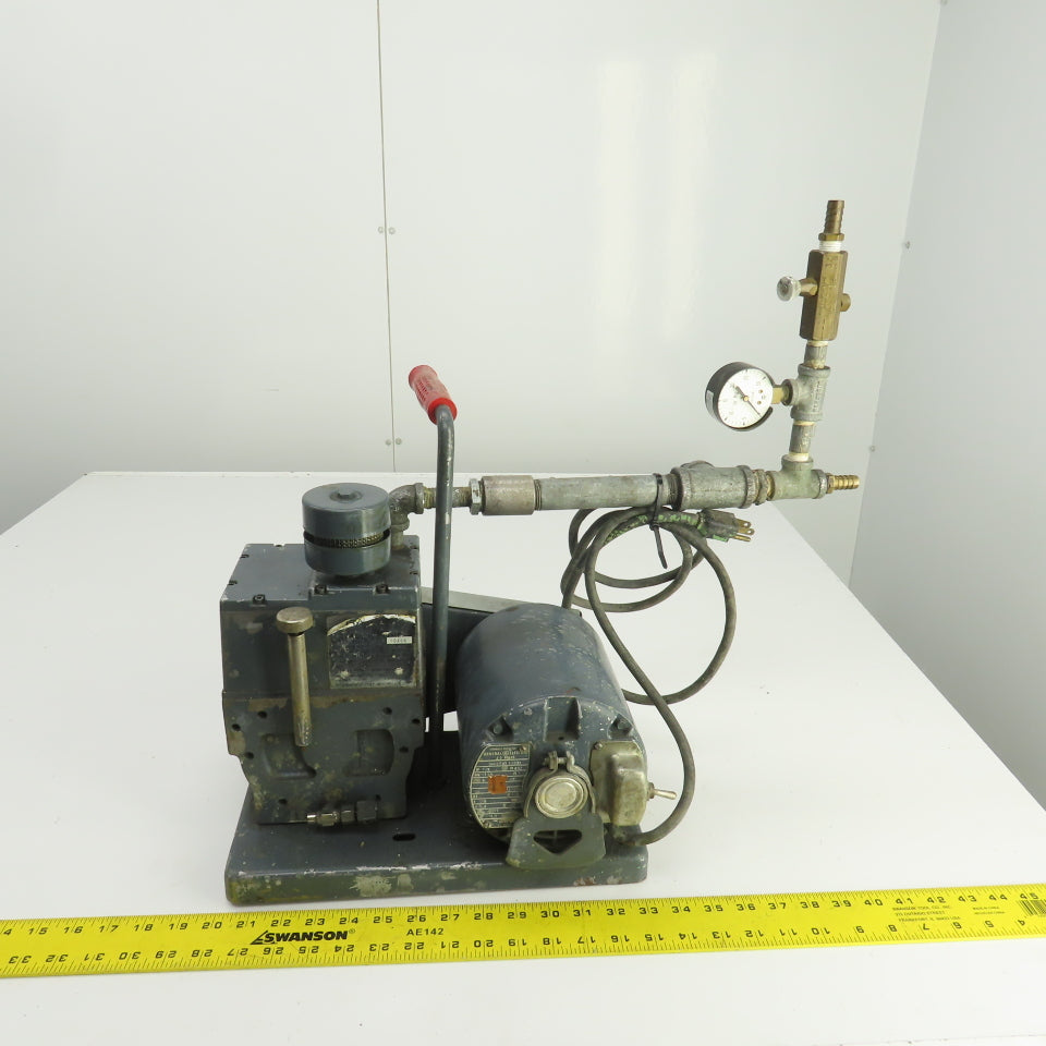 Robinair 15021 1/3HP Belt Driven Vacuum Pump 115V Single Phase 1725RPM