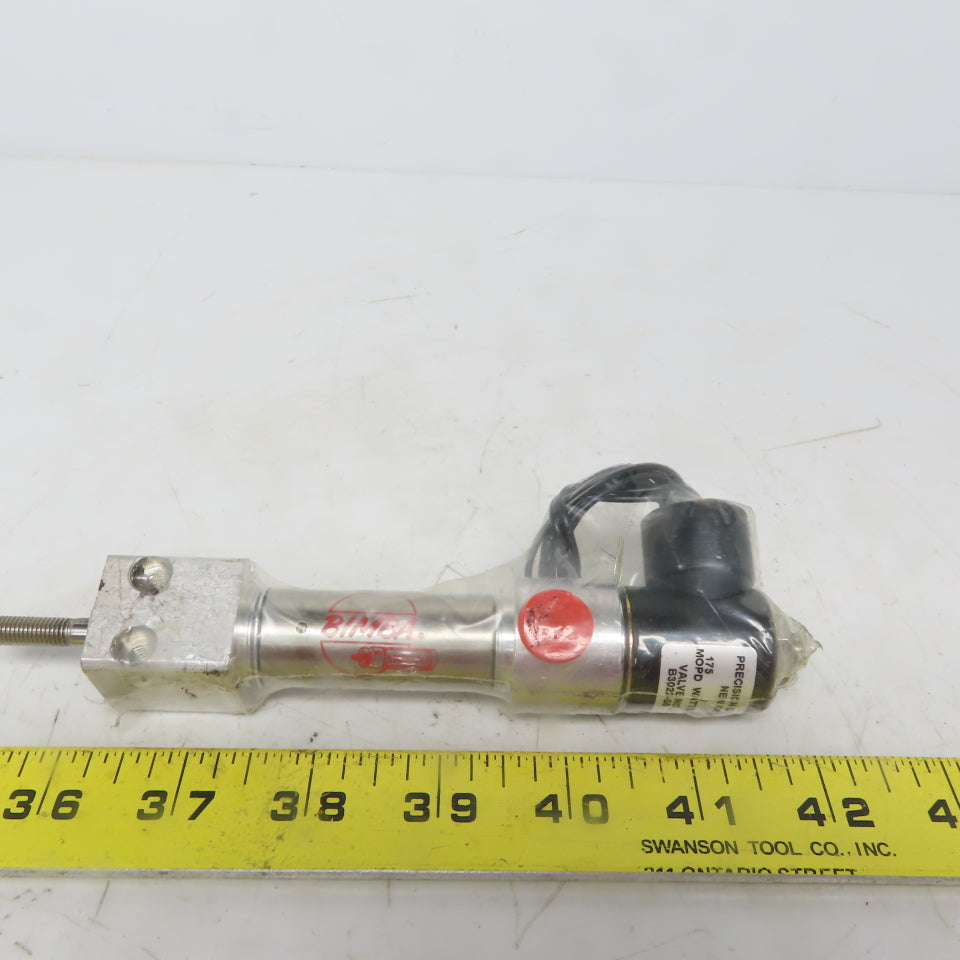 Bimba BF-040-8-LSC Pneumatic Cylinder 3/4" Bore 1/2" Stroke W/175 MOPD Valve
