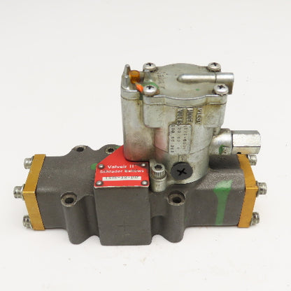 Shrader Bellows L675-38-102 4/2 Position Pneumatic Solenoid Valve 120V Coil