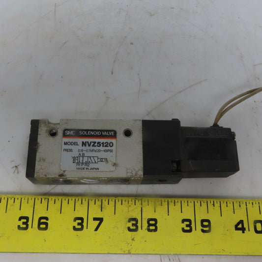 SMC NVZ5120 Pneumatic Solenoid Control Valve 120V Coils