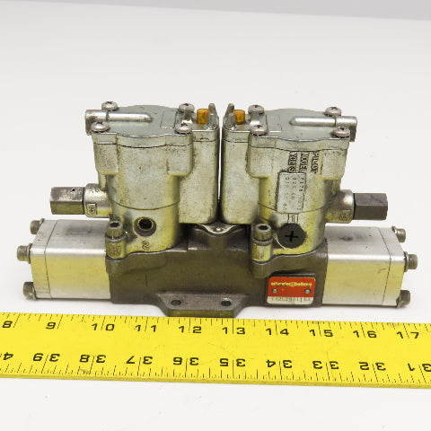 Shrader Bellows L4252921153 Pneumatic Double Solenoid Valve 120V Coil