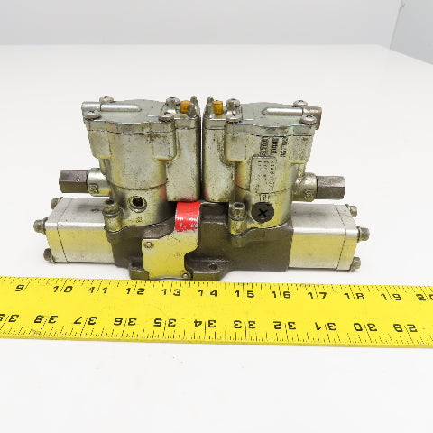 Shrader Bellows L4252921153 Pneumatic Double Solenoid Valve 120V Coil