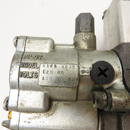 Shrader Bellows L4252921153 Pneumatic Double Solenoid Valve 120V Coil
