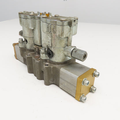 Shrader Bellows L6653922153 Pneumatic Double Solenoid Valve 120V Coil