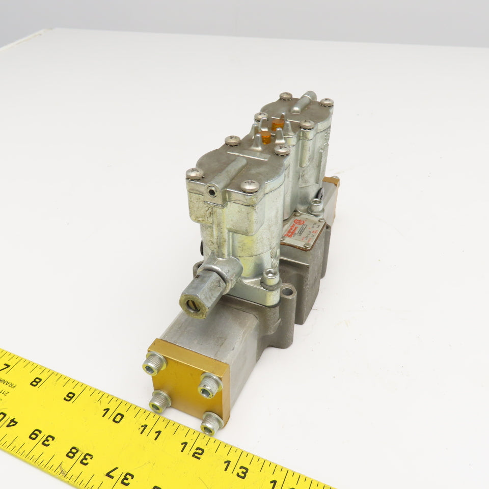 Shrader Bellows L6653922153 Pneumatic Double Solenoid Valve 120V Coil