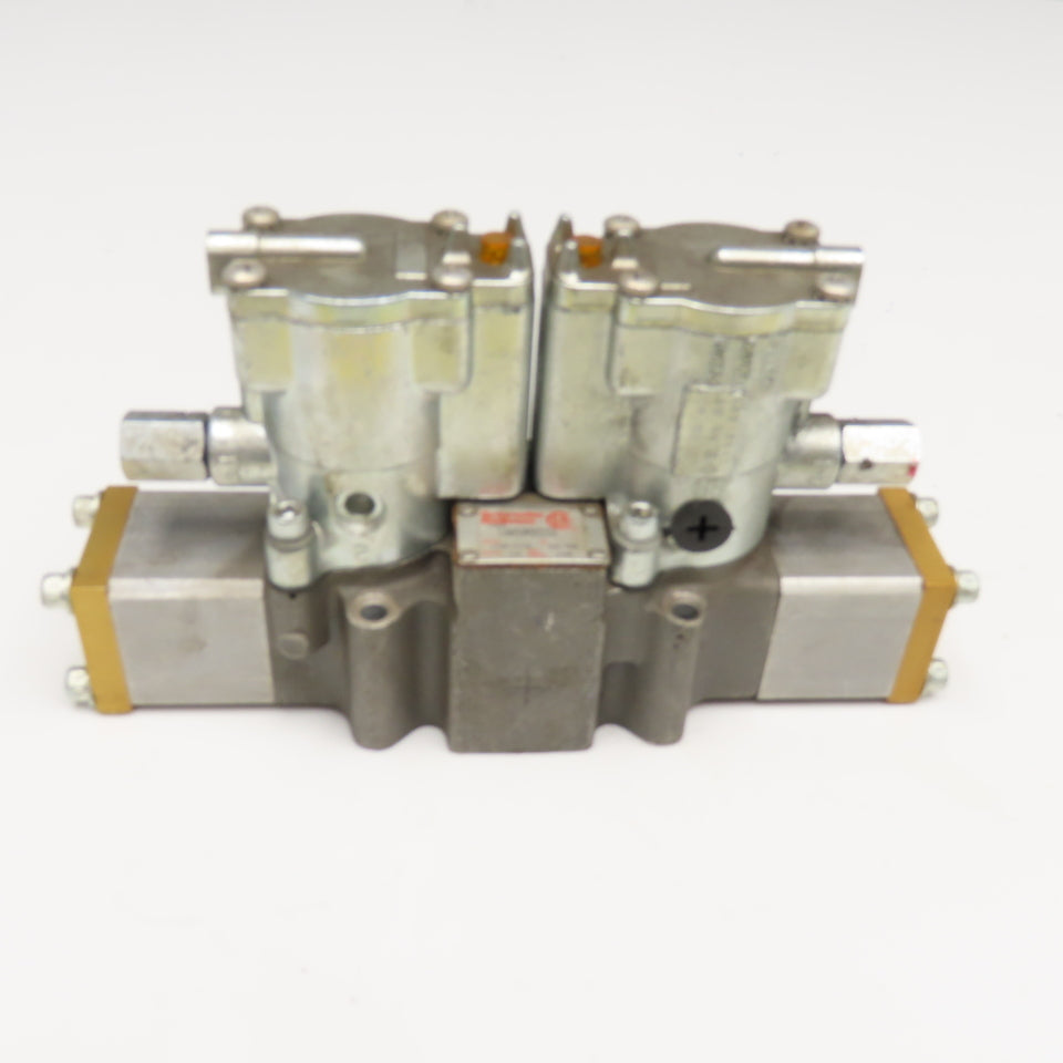 Shrader Bellows L6653922153 Pneumatic Double Solenoid Valve 120V Coil