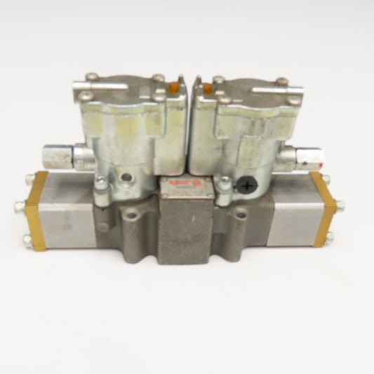 Shrader Bellows L6653922153 Pneumatic Double Solenoid Valve 120V Coil