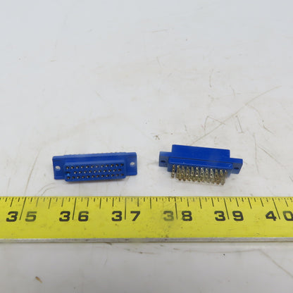 Honda 34F FANUC I/O Plug Female Solder Connector Lot of 2