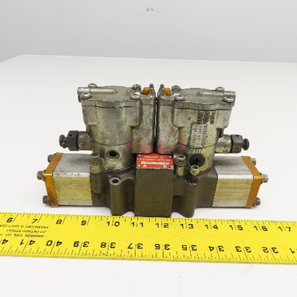 Schrader Bellow L665-39-211 Double Solenoid Pneumatic Valve 120V Coil