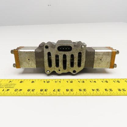 Schrader Bellow L665-39-211 Double Solenoid Pneumatic Valve 120V Coil