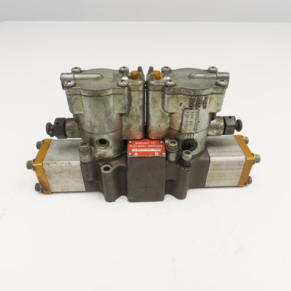 Schrader Bellow L665-39-211 Double Solenoid Pneumatic Valve 120V Coil