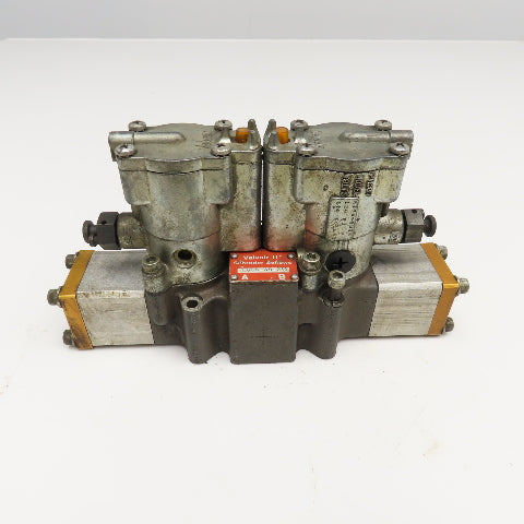 Schrader Bellow L665-39-211 Double Solenoid Pneumatic Valve 120V Coil