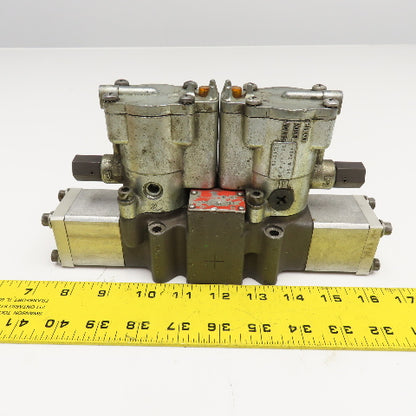 Schrader Bellow L525-38-211 Double Solenoid Pneumatic Valve 120V Coil