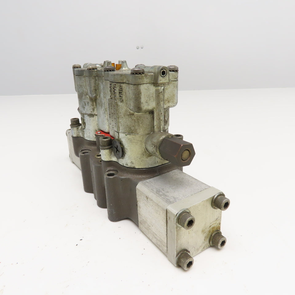 Schrader Bellow L525-38-211 Double Solenoid Pneumatic Valve 120V Coil