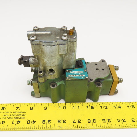 Schrader Bellow L515-3-102 Double Solenoid Pneumatic Valve Missing Coil 120V