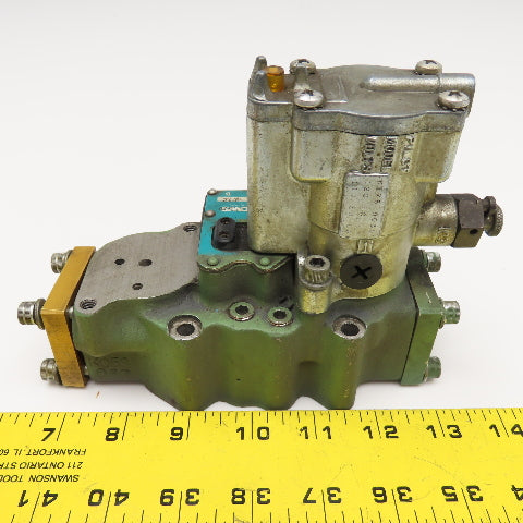 Schrader Bellow L515-3-102 Double Solenoid Pneumatic Valve Missing Coil 120V