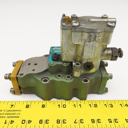 Schrader Bellow L515-3-102 Double Solenoid Pneumatic Valve Missing Coil 120V
