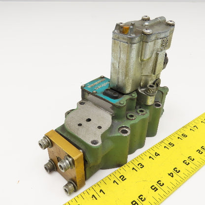 Schrader Bellow L515-3-102 Double Solenoid Pneumatic Valve Missing Coil 120V
