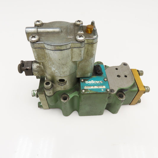 Schrader Bellow L515-3-102 Double Solenoid Pneumatic Valve Missing Coil 120V