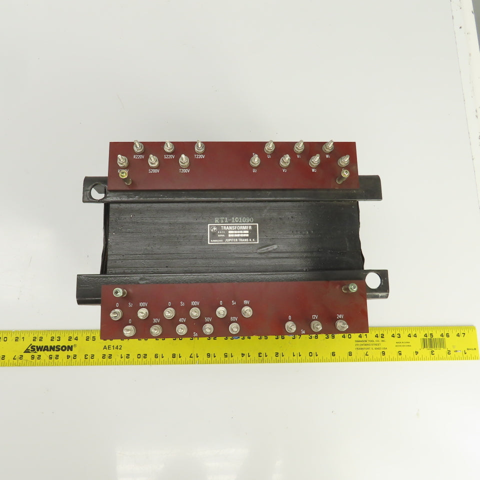 Kawasaki Jupiter Machine Transformer HV 200/220 LV 100/60/50/19 3PH Makino MGW-E
