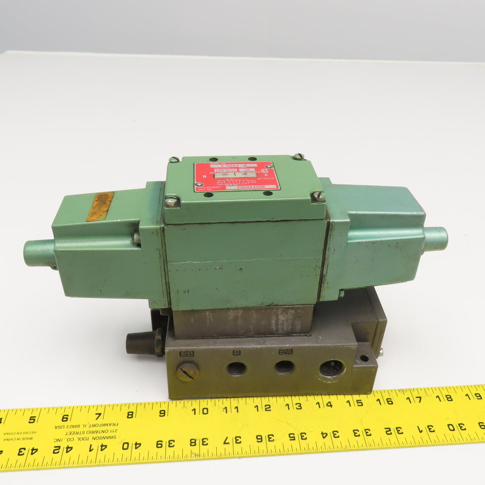 Schrader Bellow 3 DSA4 K Double Solenoid Pneumatic Valve 120VCoil