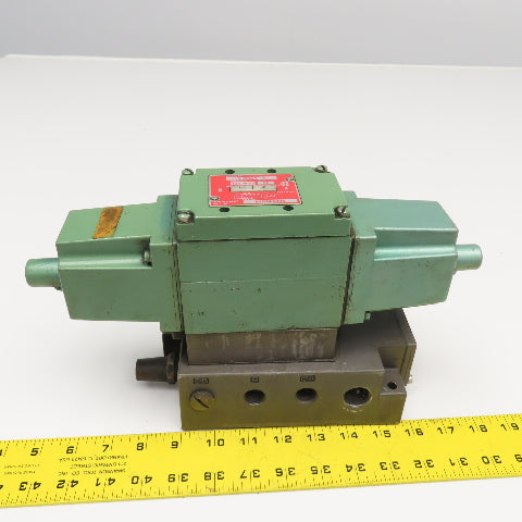 Schrader Bellow 3 DSA4 K Double Solenoid Pneumatic Valve 120VCoil