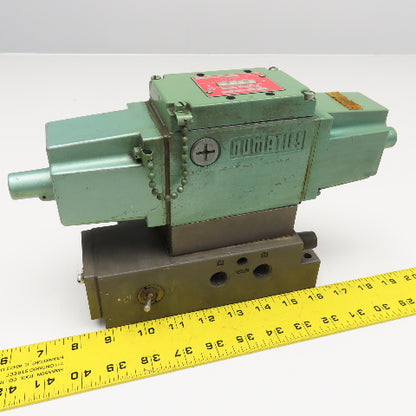 Schrader Bellow 3 DSA4 K Double Solenoid Pneumatic Valve 120VCoil