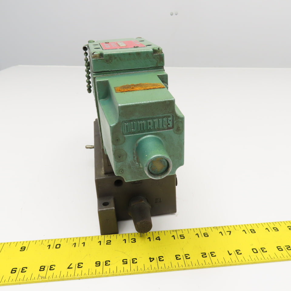Schrader Bellow 3 DSA4 K Double Solenoid Pneumatic Valve 120VCoil