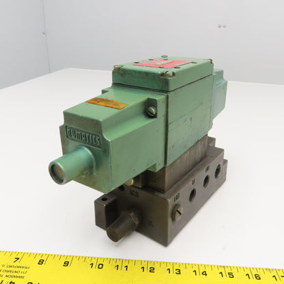 Schrader Bellow 3 DSA4 K Double Solenoid Pneumatic Valve 120VCoil