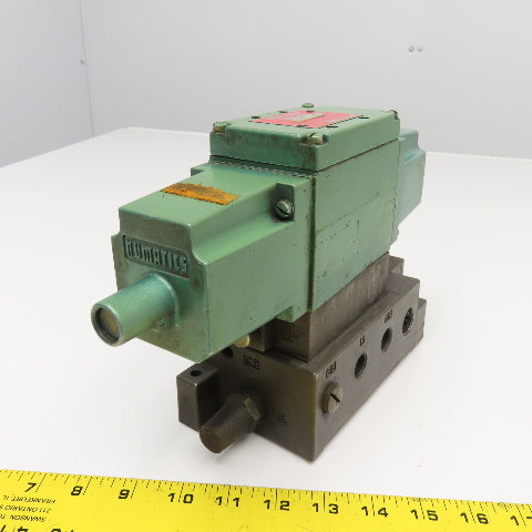 Schrader Bellow 3 DSA4 K Double Solenoid Pneumatic Valve 120VCoil