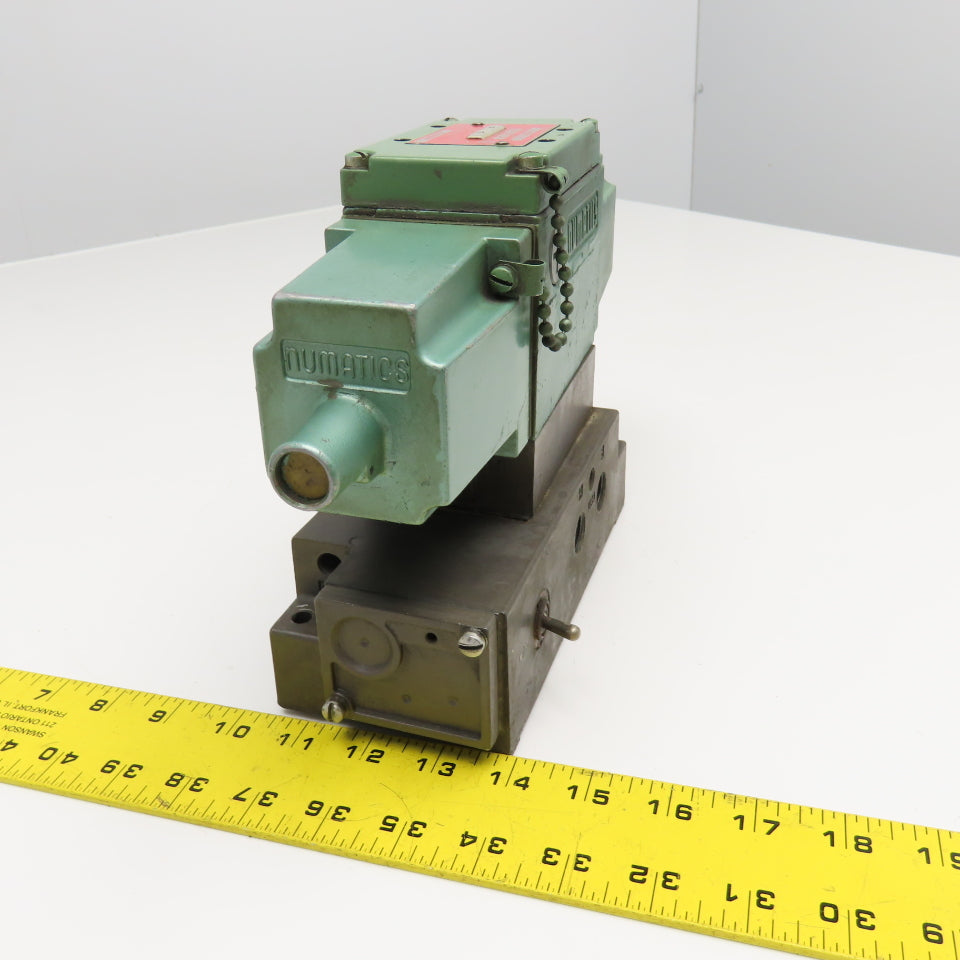 Schrader Bellow 3 DSA4 K Double Solenoid Pneumatic Valve 120VCoil