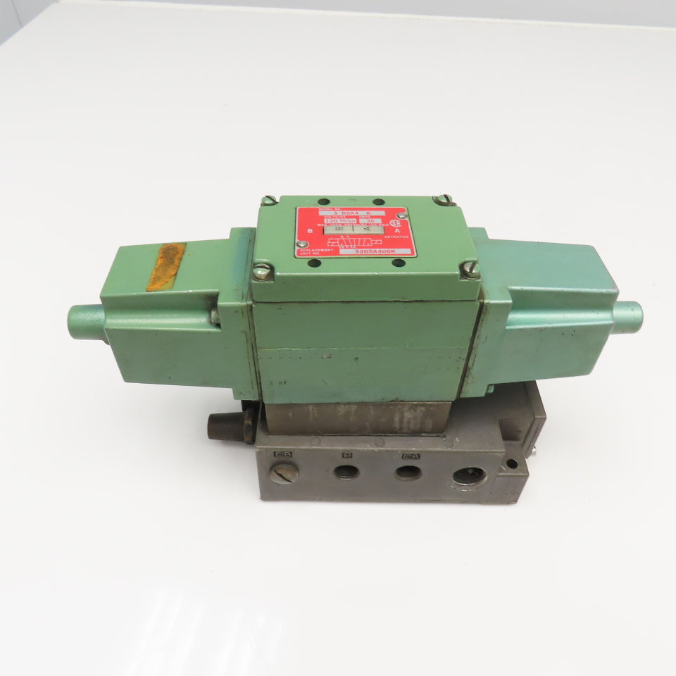 Schrader Bellow 3 DSA4 K Double Solenoid Pneumatic Valve 120VCoil