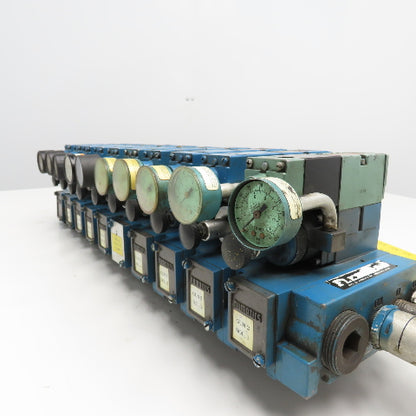 Numatics 152SA400K 4/2 Position Single Solenoid Valves Regulators Manifold 120V