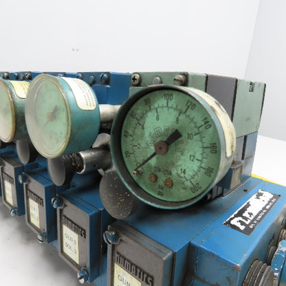 Numatics 152SA400K 4/2 Position Single Solenoid Valves Regulators Manifold 120V