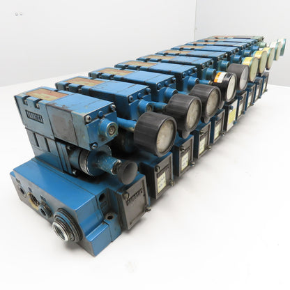 Numatics 152SA400K 4/2 Position Single Solenoid Valves Regulators Manifold 120V