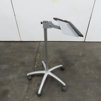 Portable Free Standing Computer Keyboard& Mouse Pedestal Stand Adjustable Height