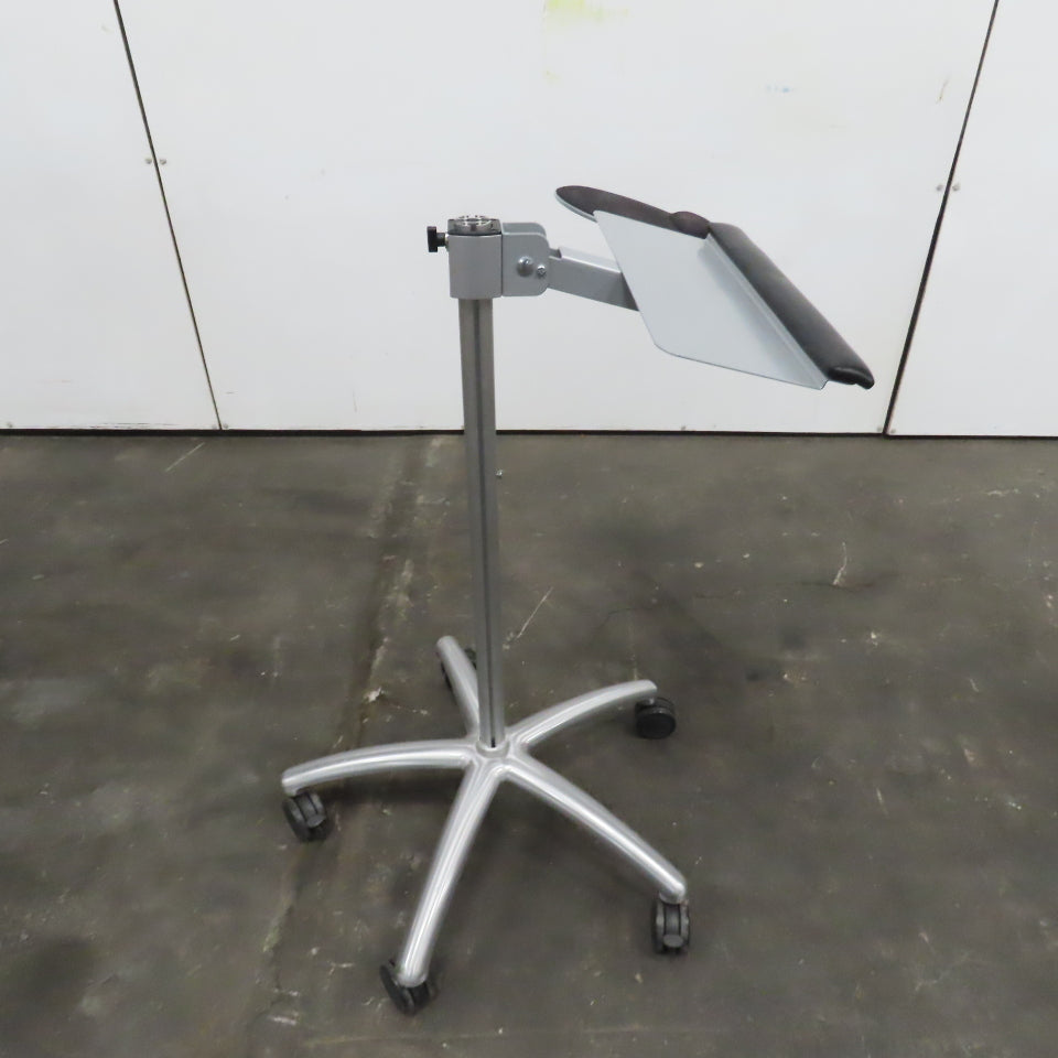 Portable Free Standing Computer Keyboard& Mouse Pedestal Stand Adjustable Height