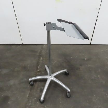 Portable Free Standing Computer Keyboard& Mouse Pedestal Stand Adjustable Height