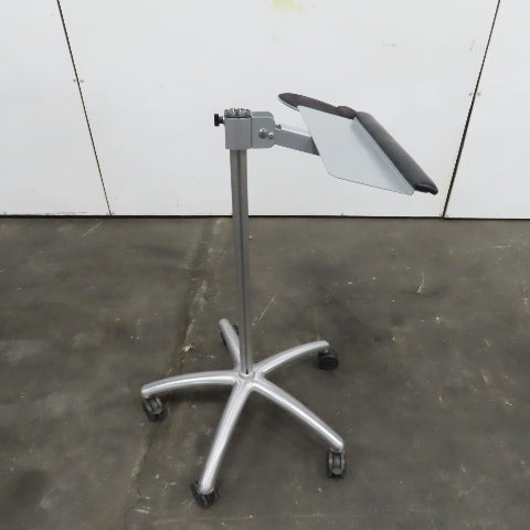 Portable Free Standing Computer Keyboard& Mouse Pedestal Stand Adjustable Height