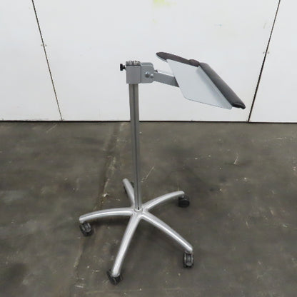 Portable Free Standing Computer Keyboard& Mouse Pedestal Stand Adjustable Height