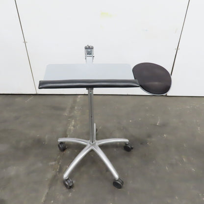 Portable Free Standing Computer Keyboard& Mouse Pedestal Stand Adjustable Height